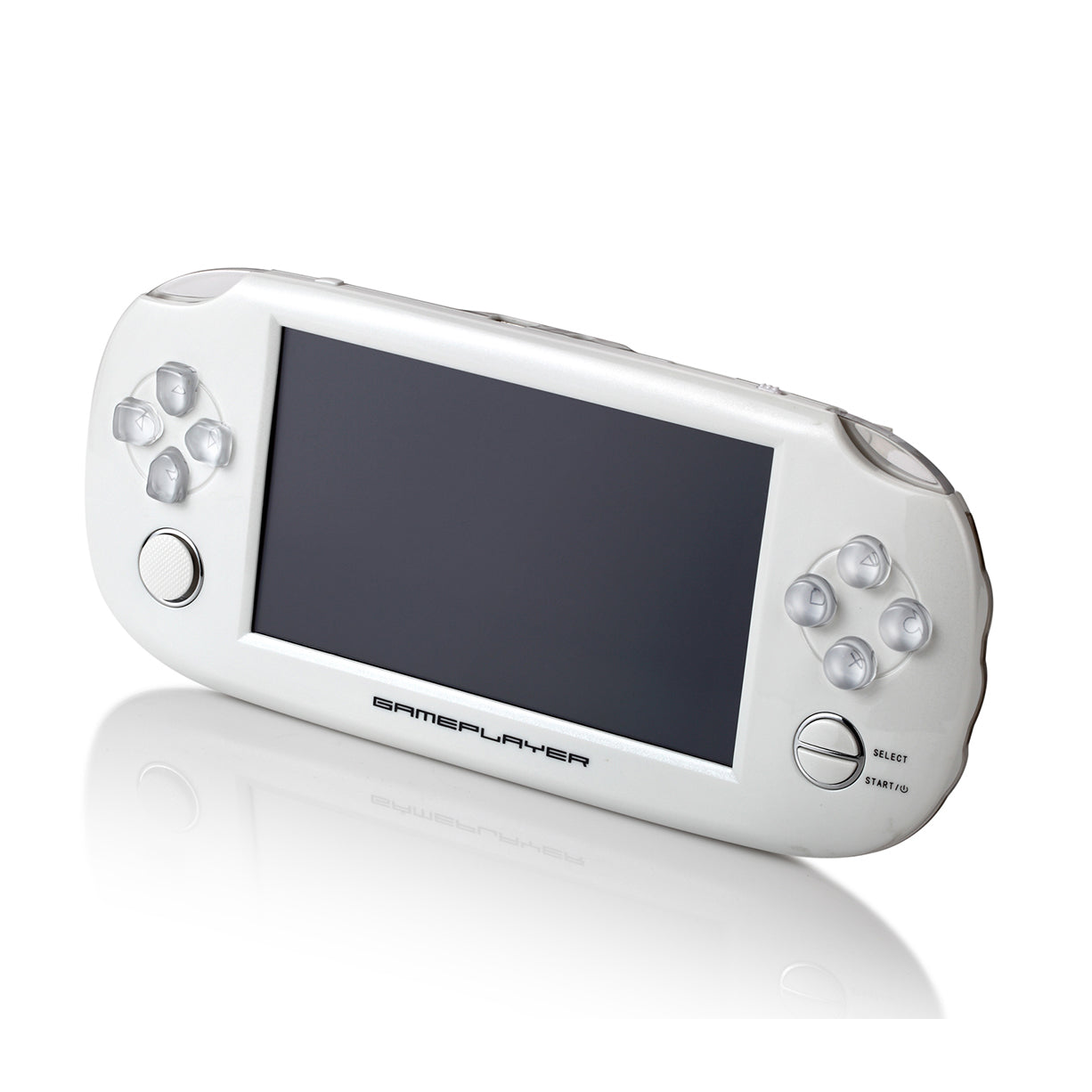 Handheld 4.3 inch PVP Games Playstation Portable Game Console MP4/MP5 Media Player - White / US Plug