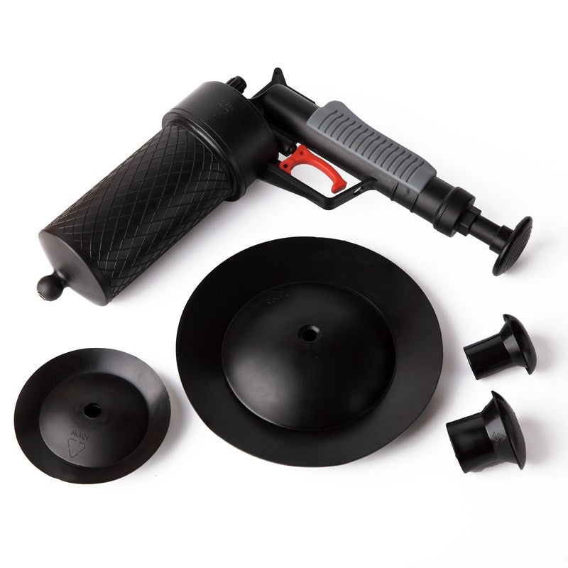 High Pressure Kitchen Toilet Drain Pipes Sinks Air Power Blaster Cleaner Plunger