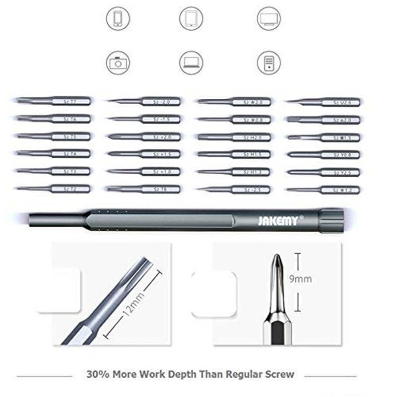 24 in 1 Hardware Tool Combination Screwdriver Set JM-8168 for Phone Rpair