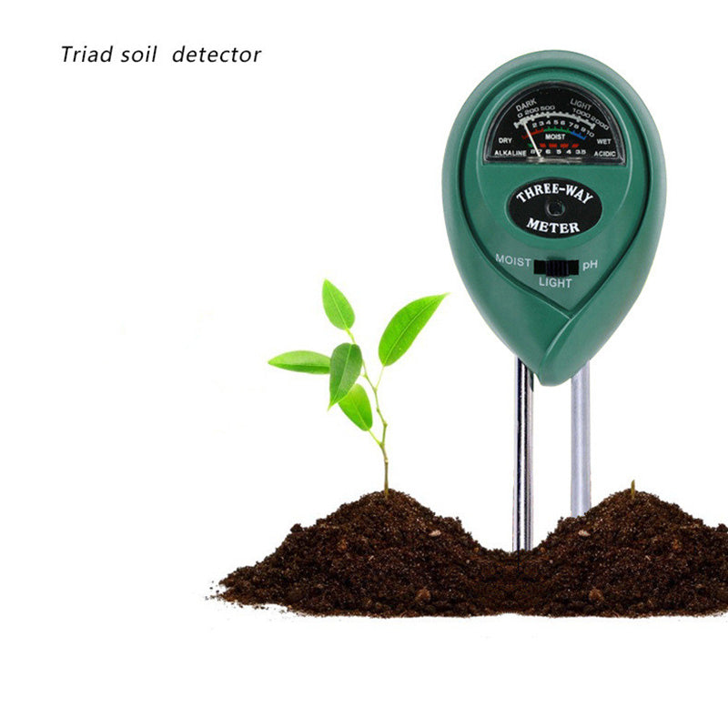 ZZ-009 3 in 1 Soil Tester with PH/Light/Moisture Acidity Tester for Bonsai Tree Garden Care Farm