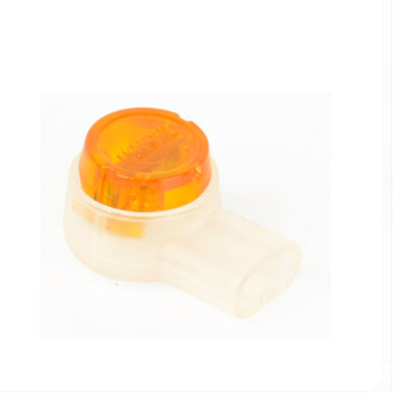 100Pcs Waterproof Gel-Filled Clear Button Telephone Wire Connectors Butt Splice Connector K2 Network Cable Terminals