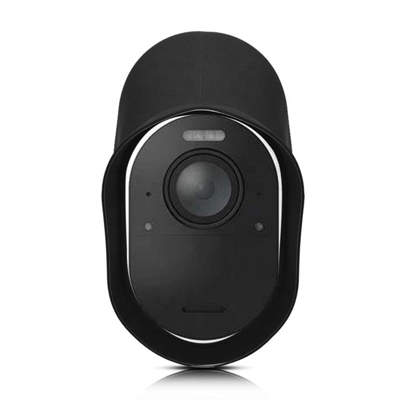Home Security Camera Rain-proof Skin Case Protective Silicone Cover for Arlo Pro 3 - Black