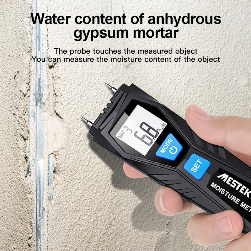 Uniqkart WM700 Digital Wood Moisture Meter Wood Humidity Tester Timber Damp Detector