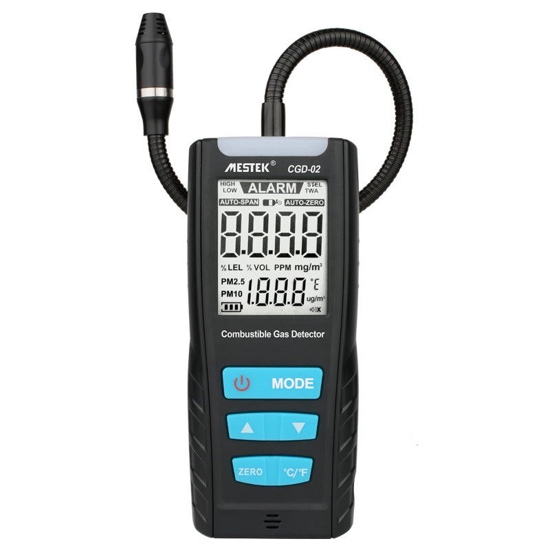 Uniqkart CGD02 Portable Digital Gas Leak Sensor Detector Air Quality Monitor Analyzer (Digital Display Concentration)