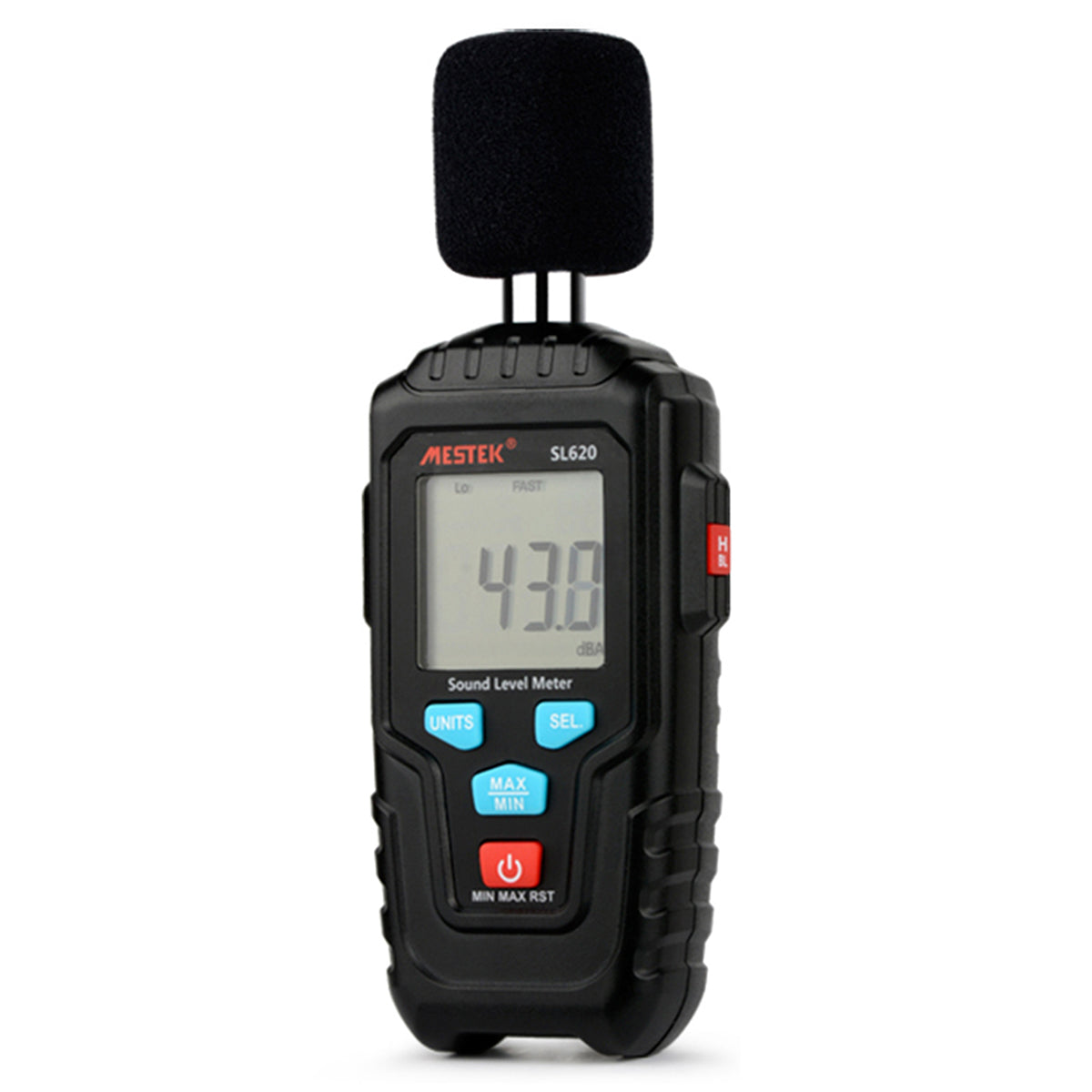 Uniqkart SL620 LCD Digital Audio Decibel Meter 35-135dB Sound Level Meter Noise Level Meter Sound Monitor Noise Measurement Tool