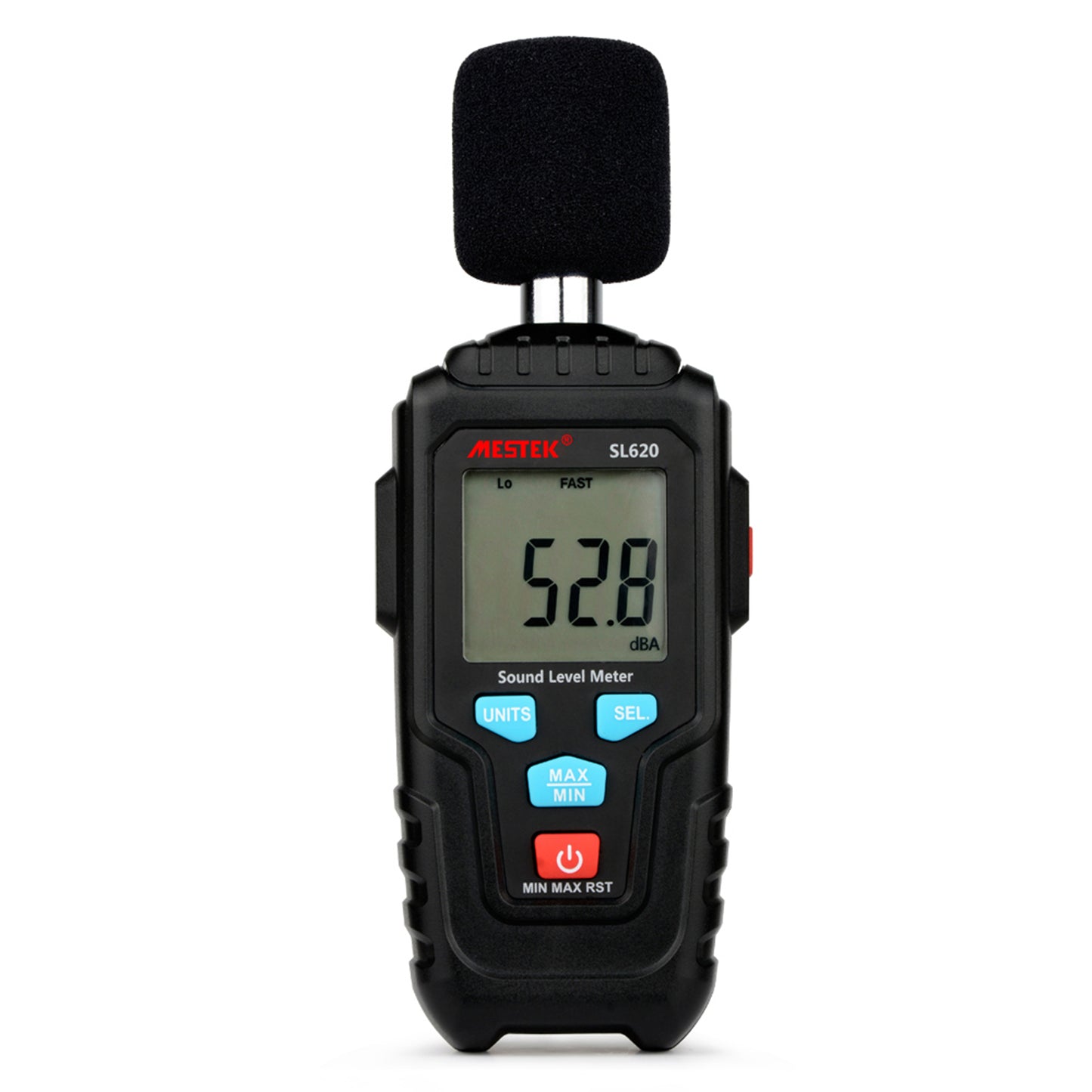 Uniqkart SL620 LCD Digital Audio Decibel Meter 35-135dB Sound Level Meter Noise Level Meter Sound Monitor Noise Measurement Tool