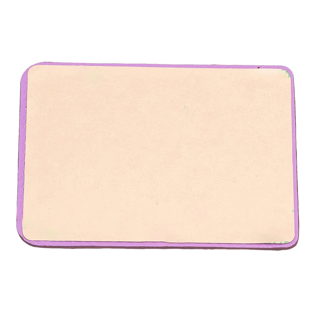 BFK11 Rhombus Design PU Leather Bank Card Bag Self-adhesive Phone Back Card Holder - Dark Purple