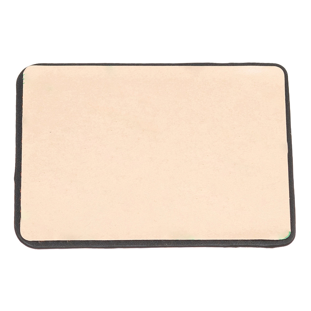 BFK11 Rhombus Design PU Leather Bank Card Bag Self-adhesive Phone Back Card Holder - Black