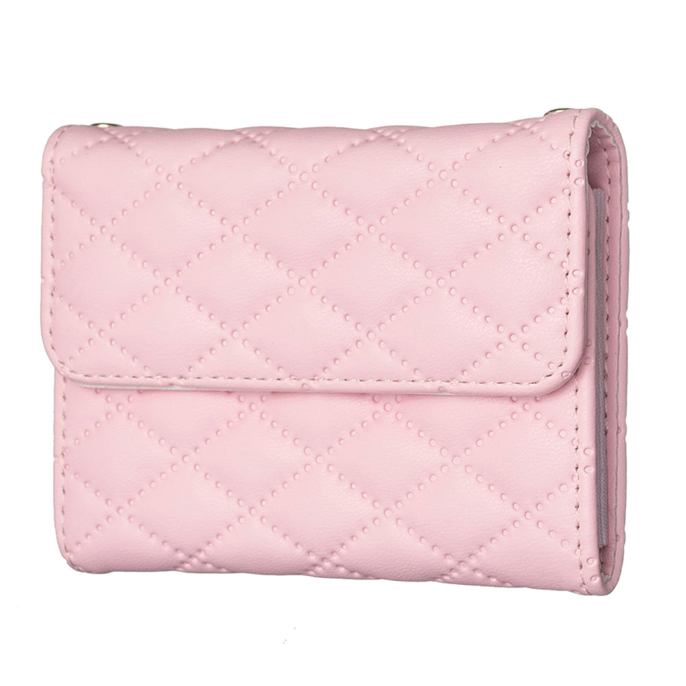 BFK10 Large Capacity Self-adhesive Phone Back Card Holder Horizontal Organ Type PU Leather Card Bag - Pink