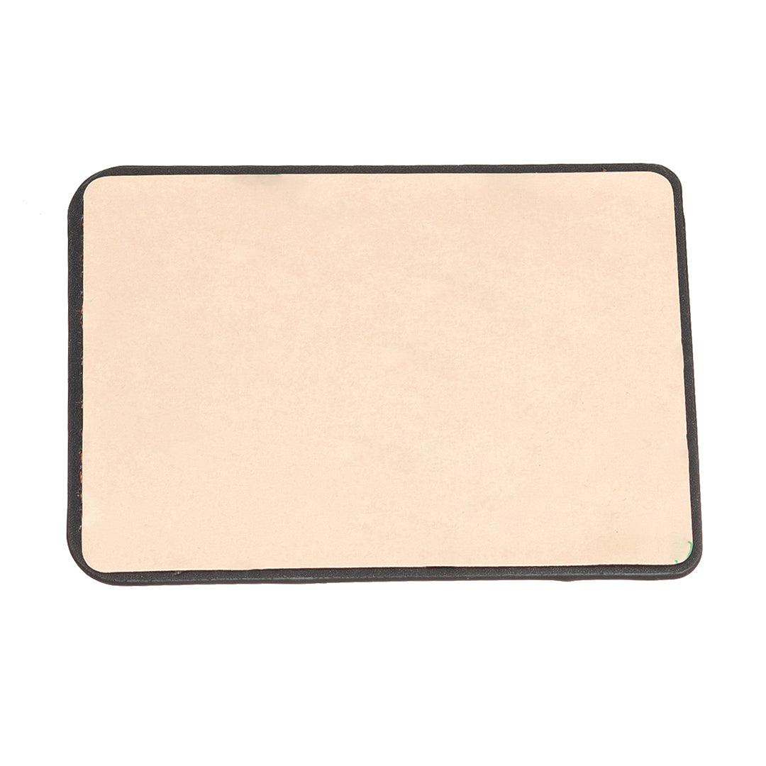 BFK13 Phone Card Holder Credit Card ID Case Pouch Matte Leather Stick On Pocket for Back of Phone - Black