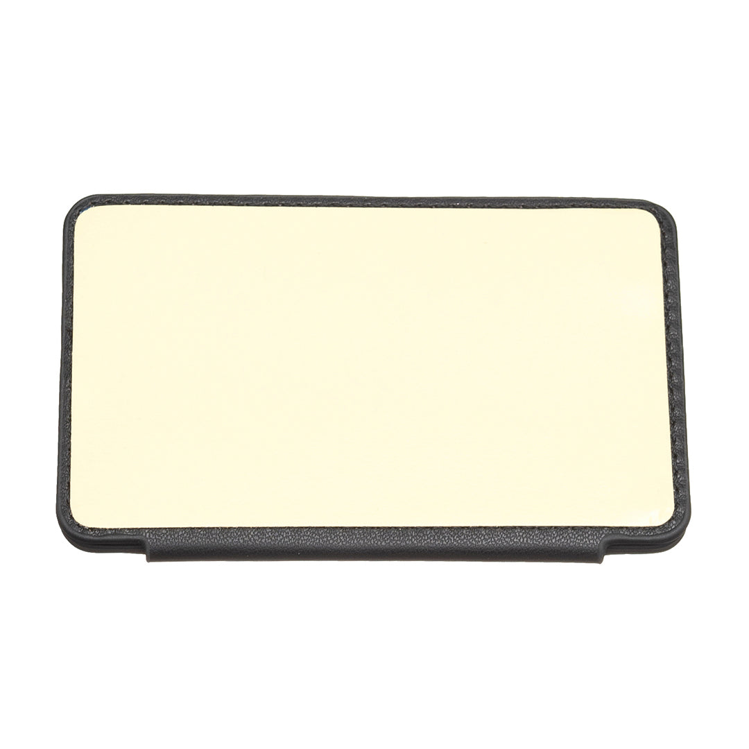 BFK02 Phone Card Holder Leather ID Case Sticker 3D Wave Pattern Pocket Pouch for Phone Case - Black