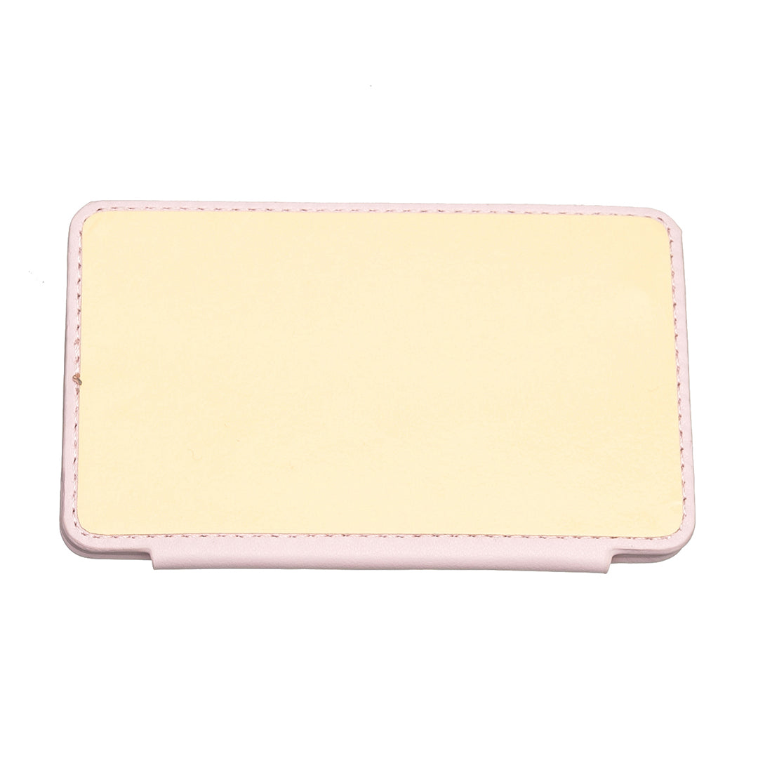 BFK02 Phone Card Holder Leather ID Case Sticker 3D Wave Pattern Pocket Pouch for Phone Case - Pink