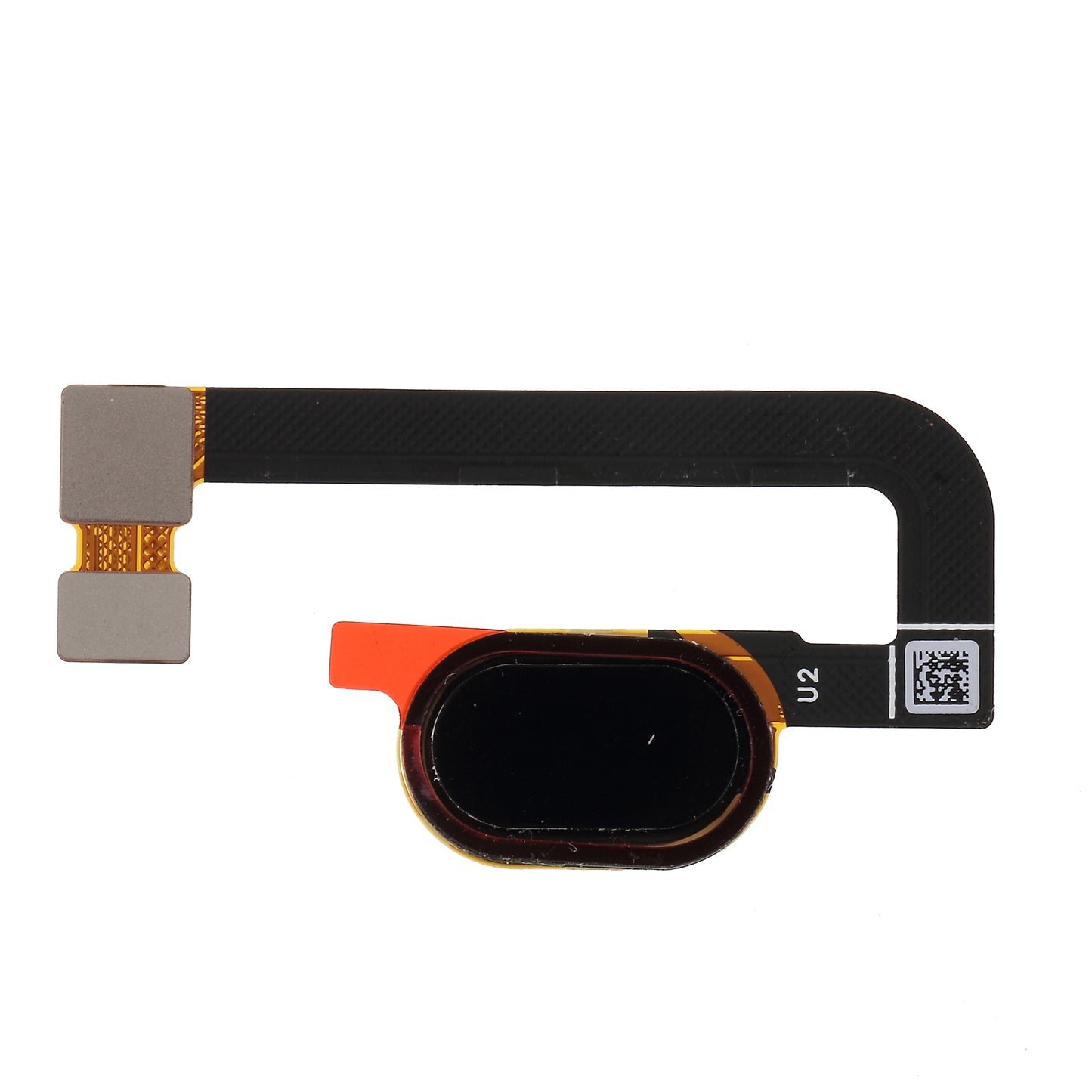 OEM Home Key Fingerprint Button Flex Cable Part for Motorola Moto G5S Plus - Black