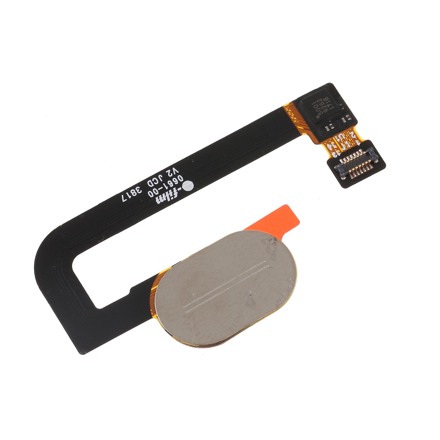 OEM Home Key Fingerprint Button Flex Cable Part for Motorola Moto G5S Plus - Black