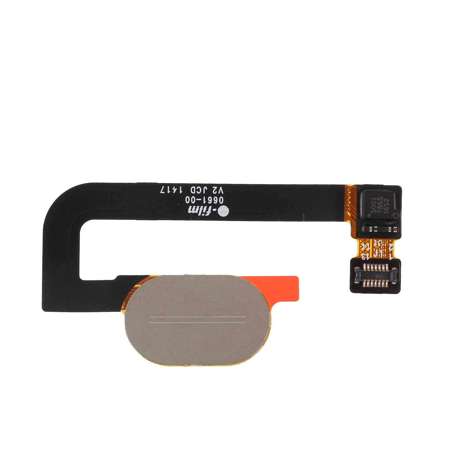 OEM Home Key Fingerprint Button Flex Cable Replacement for Motorola Moto G5S Plus - White