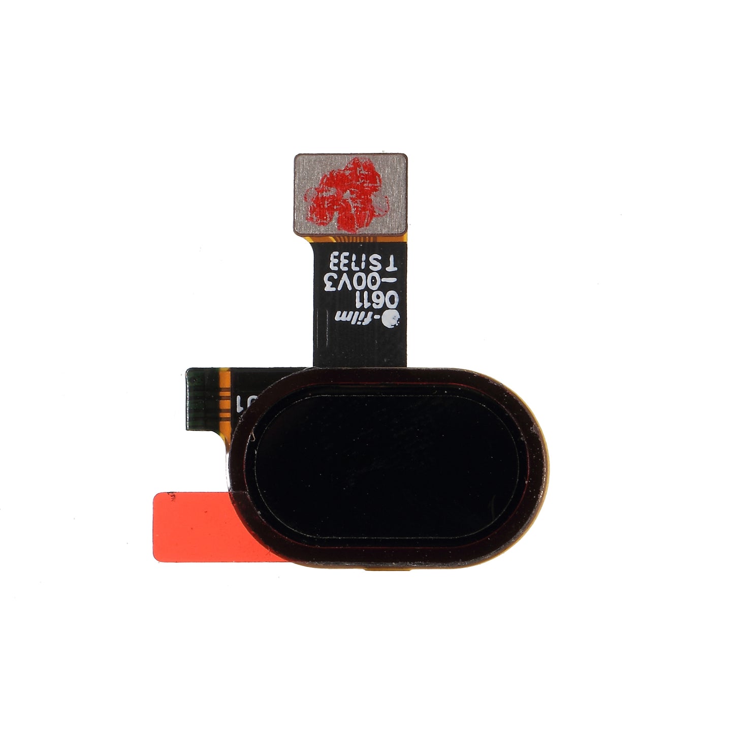 OEM Home Key Fingerprint Button Flex Cable Part for Motorola Moto E4 - Black