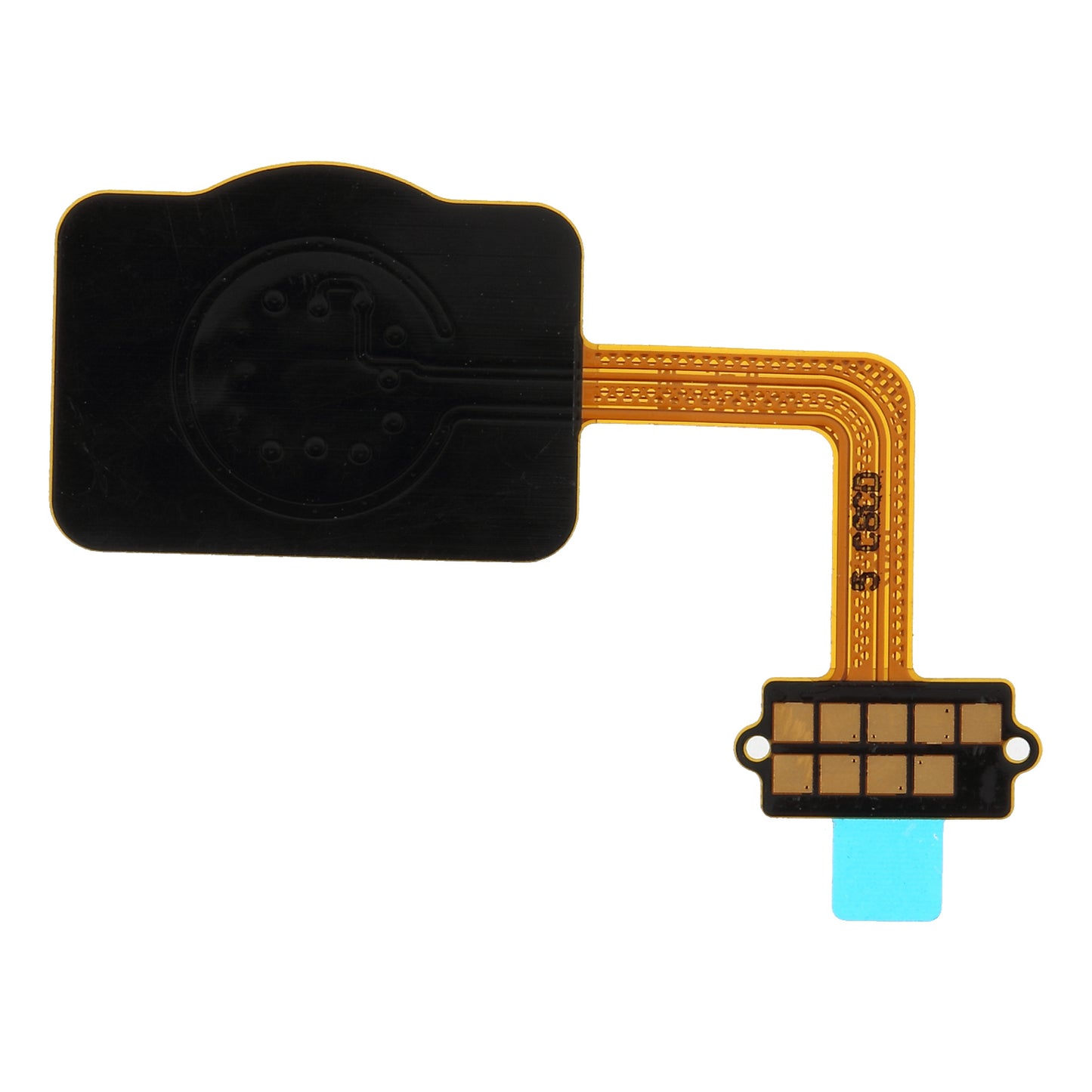 OEM Home Key Fingerprint Button Flex Cable Part for LG Q7 Q610 / Q8 - Silver