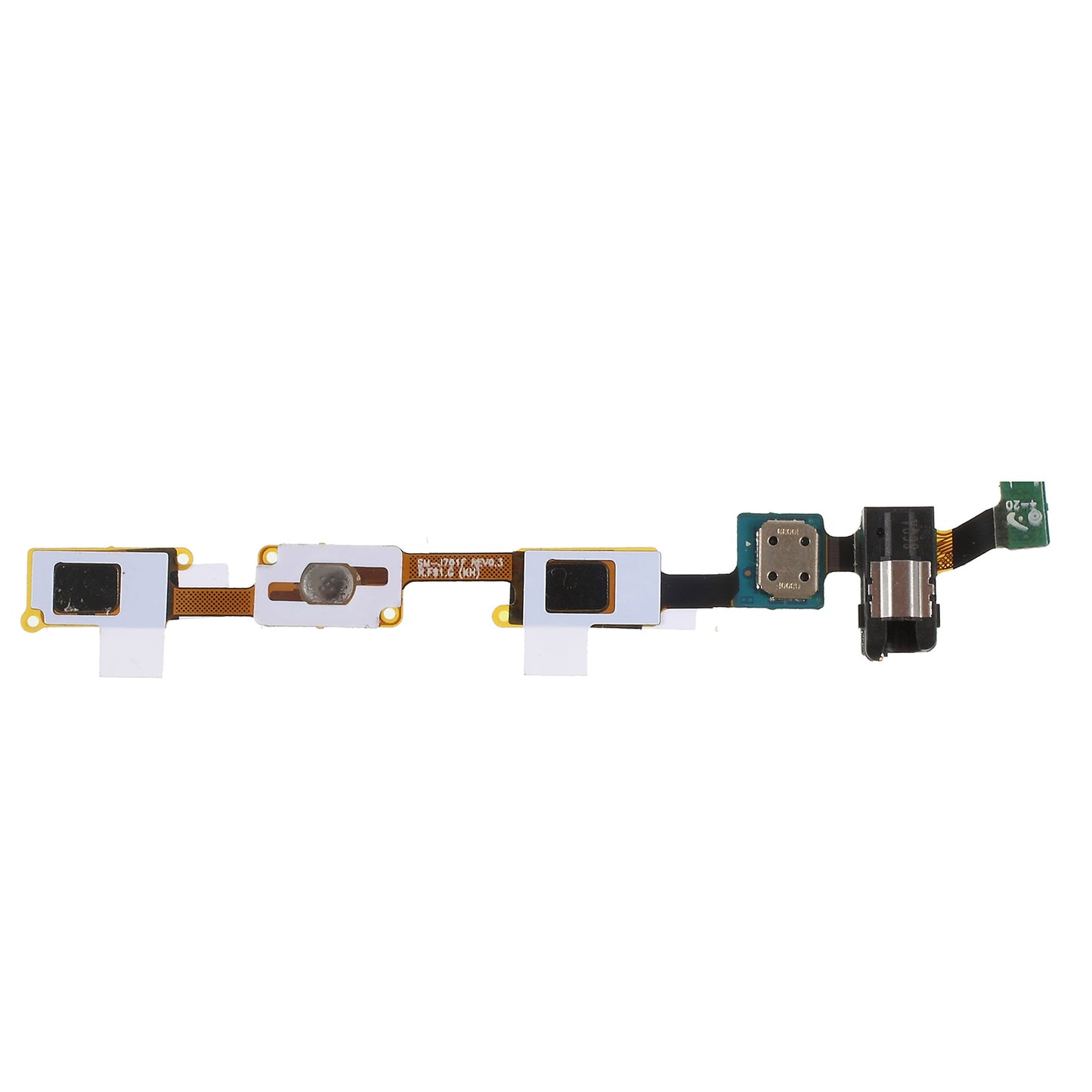 OEM Home Button Sensor + Audio Earphone Jack Flex Cable Part for Samsung Galaxy J7 Nxt J701