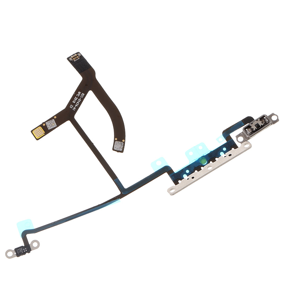 Volume Button Flex Cable Part with Metal Plate (without Logo) for