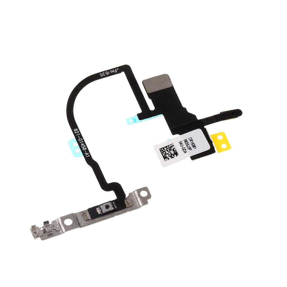 Power On/Off Flex Cable with Metal Plate for iPhone XS 5.8 inch/XS Max 6.5 inch
