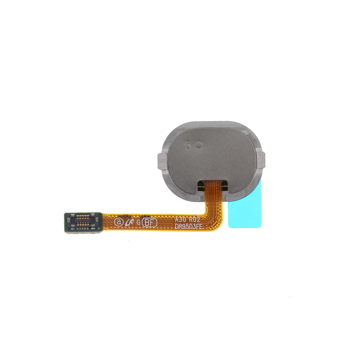 OEM Home Key Fingerprint Button Flex Cable Replacement for Samsung Galaxy A30 SM-A305 / A40 A405- Black