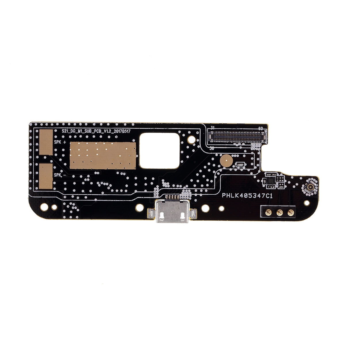 Uniqkart for Doogee S60 OEM Micro USB Dock Charging Port PCB Board Part