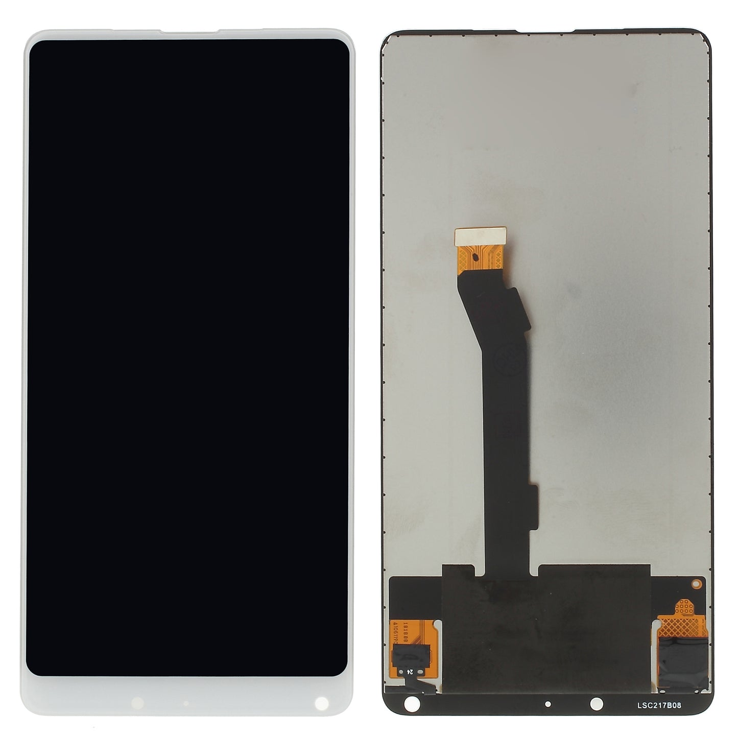 LCD Screen and Digitizer Assembly Replace Part (without Logo) for Xiaomi Mi Mix 2s - White