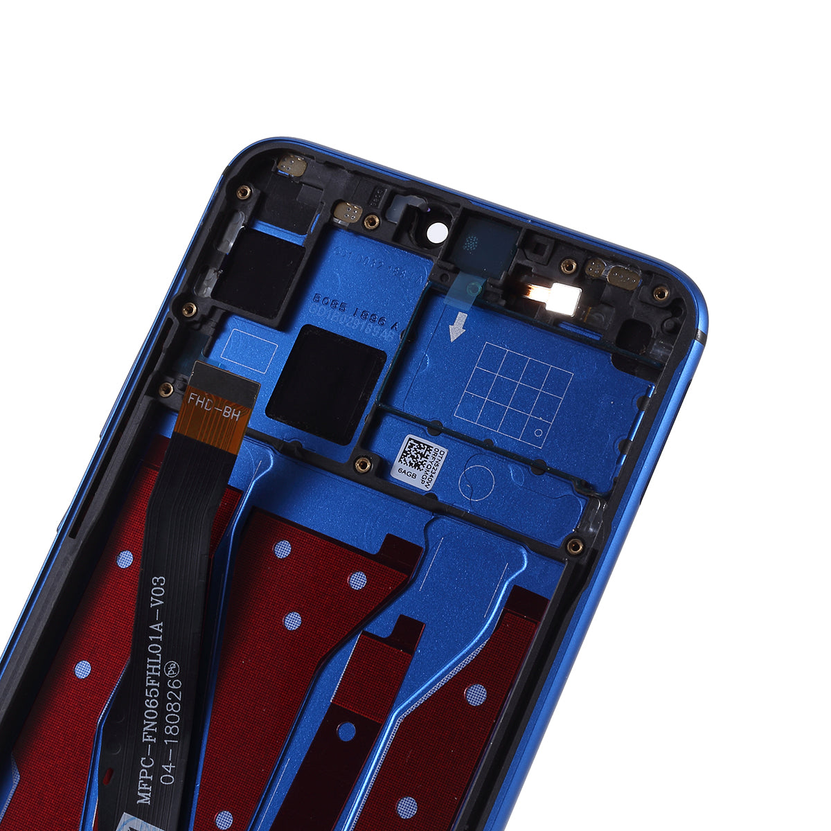 LCD Screen and Digitizer Assembly + Frame Replacement (without Logo) for Huawei Honor 8X / Honor View 10 Lite - Blue