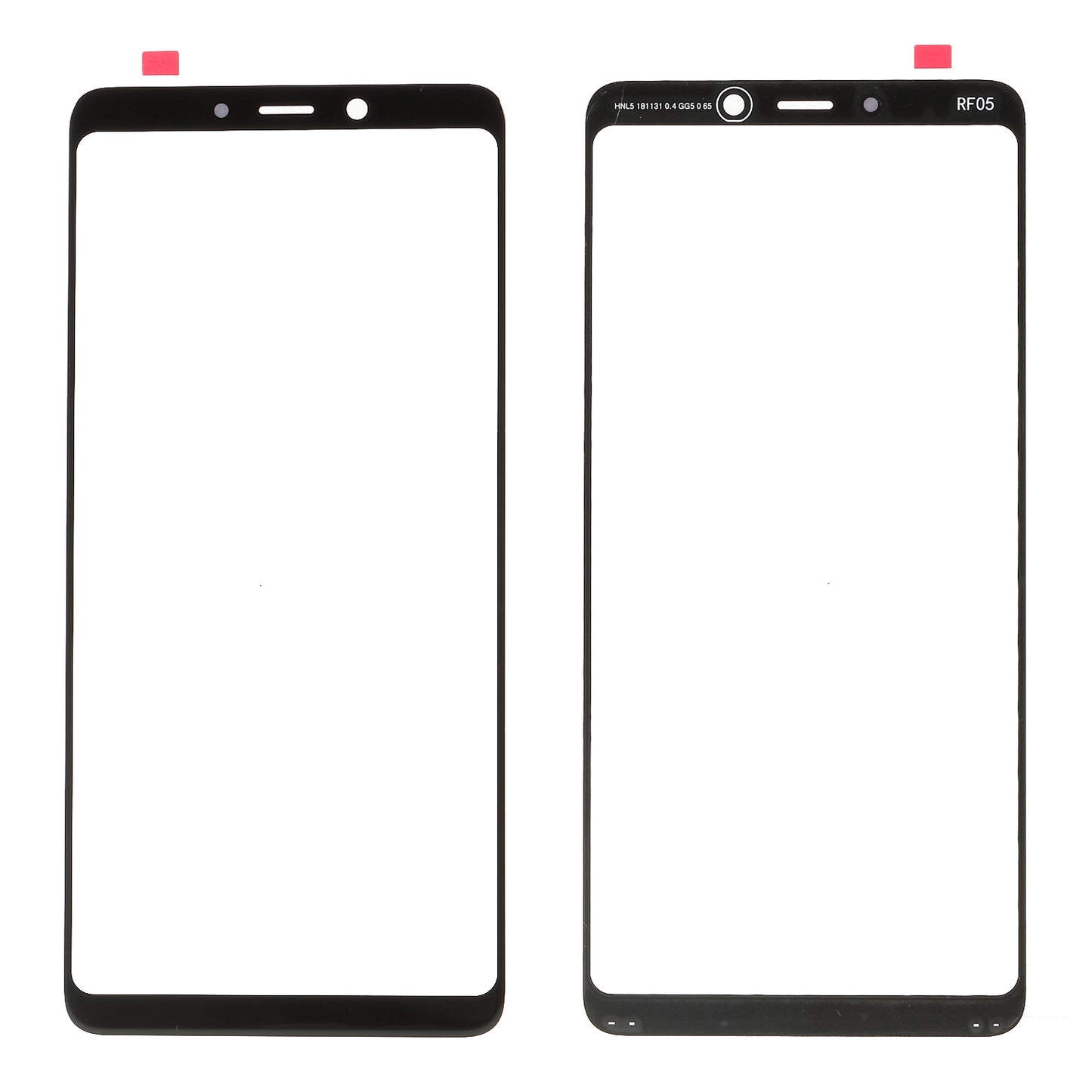 Front Screen Glass Lens Replacement for Samsung Galaxy A9 (2018) / A9 Star Pro / A9 (2018) - Black