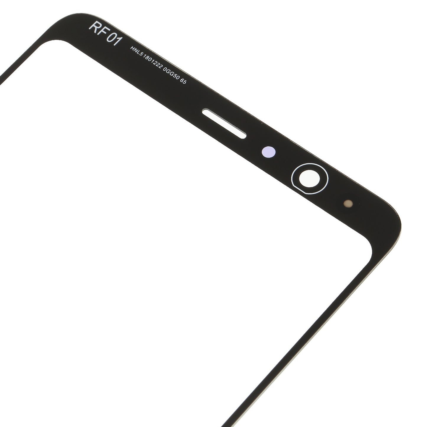 Front Screen Glass Lens Replacement Part for Samsung Galaxy A8 Star / A9 Star - Black