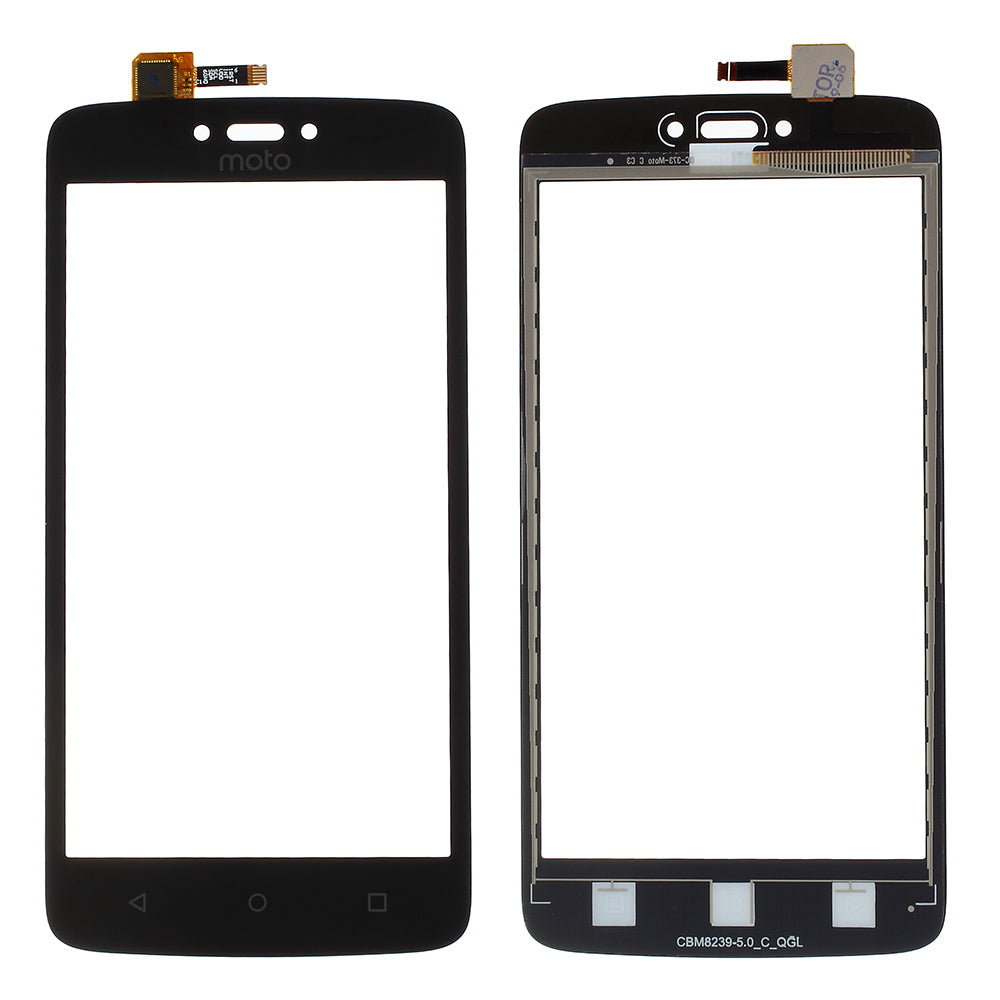Digitizer Touch Screen Glass Part Replacement for Motorola Moto C - Black