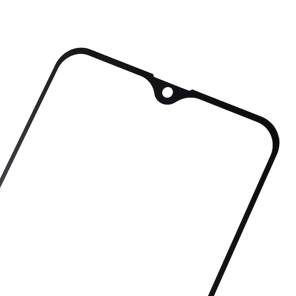 For Samsung Galaxy M10s SM-M107 (without Logo) Outer Screen Glass Lens Replacement Part - Black