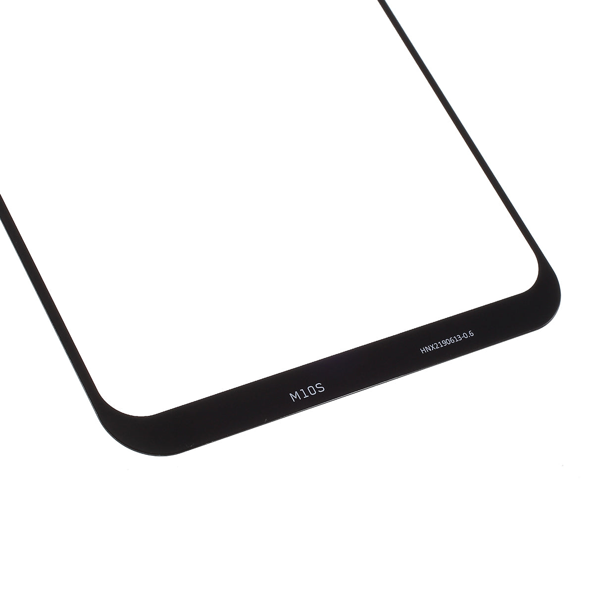 For Samsung Galaxy M10s SM-M107 (without Logo) Outer Screen Glass Lens Replacement Part - Black