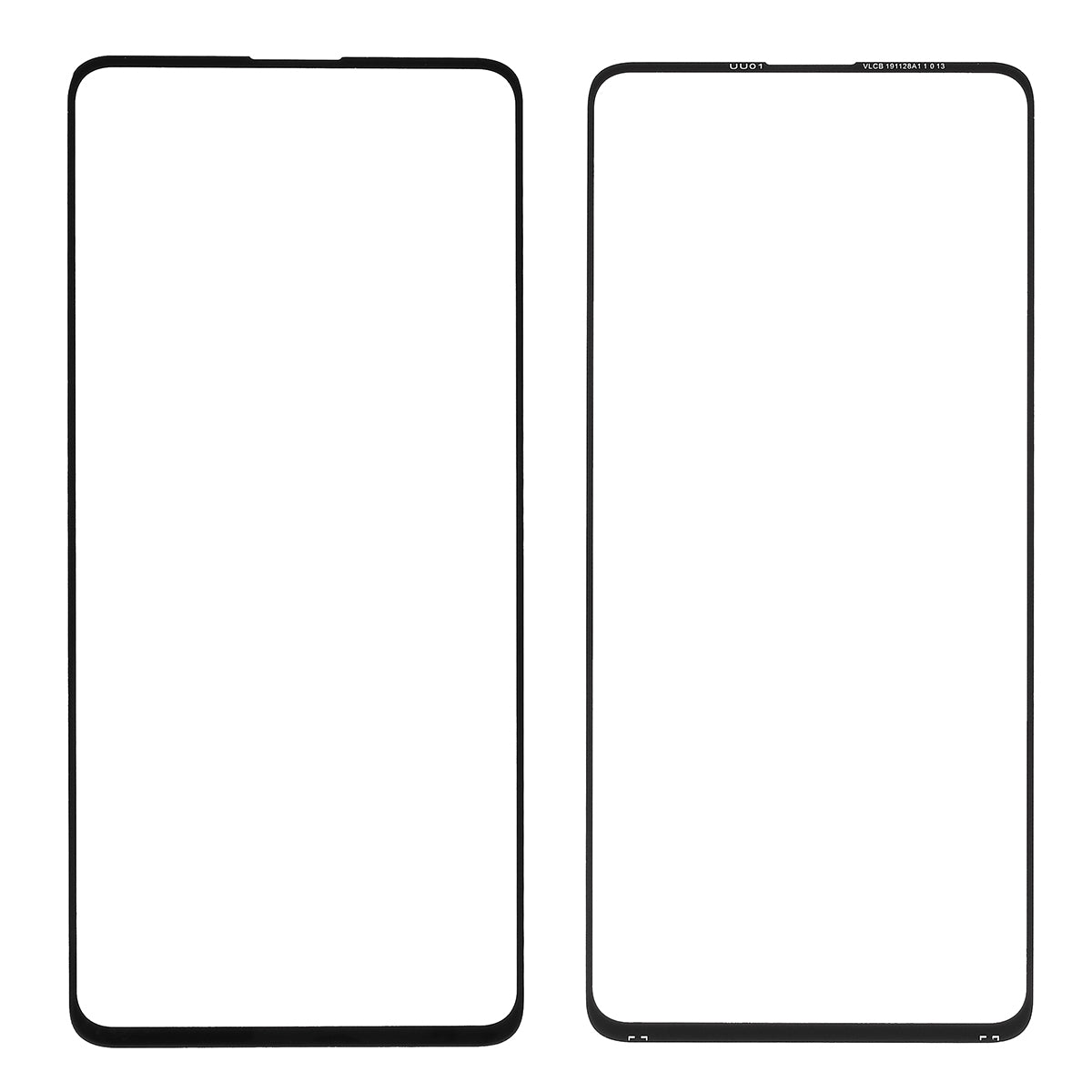 Outer Front Screen Glass Lens Replace Part (without Logo) For Samsung Galaxy A51 SM-A515 - Black