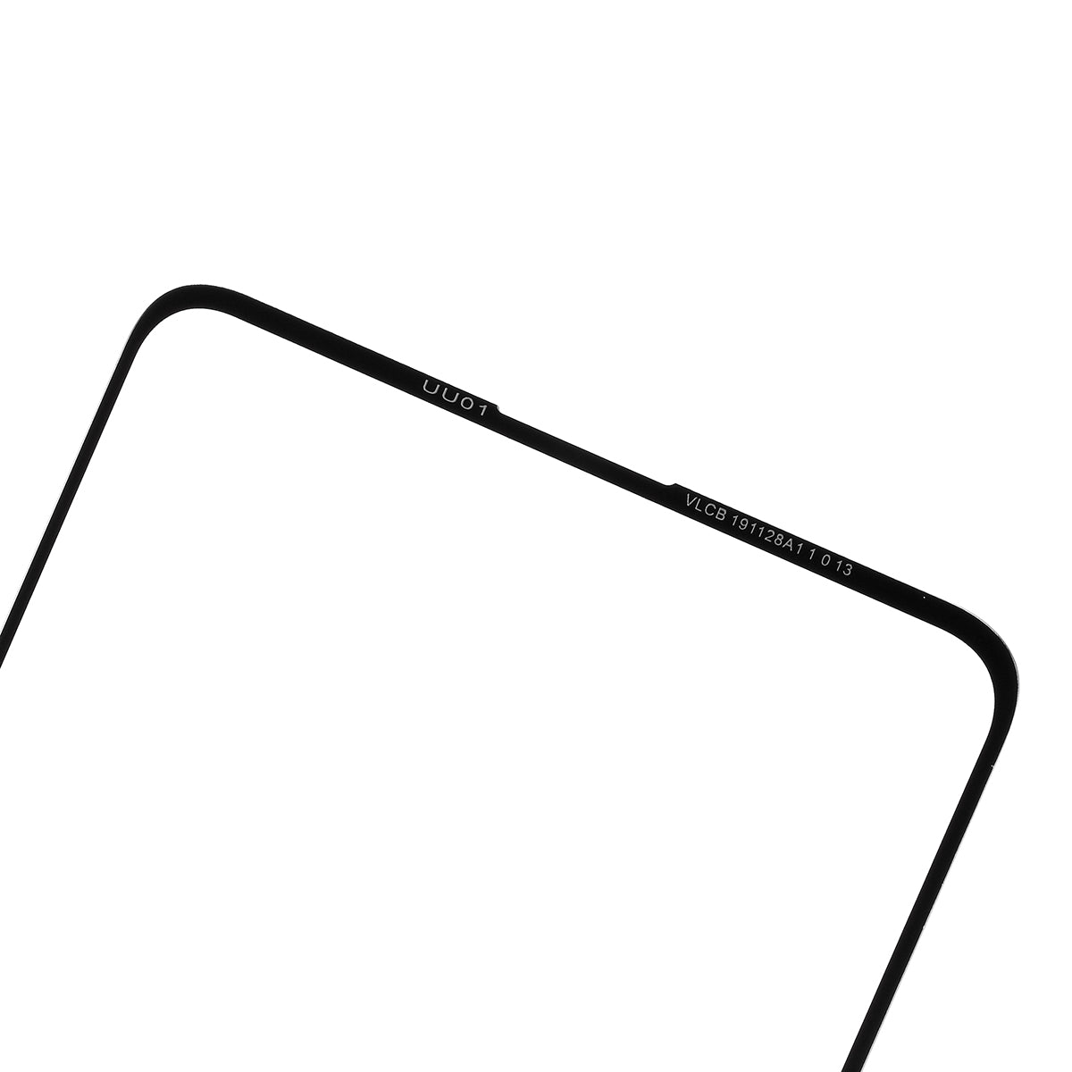 Outer Front Screen Glass Lens Replace Part (without Logo) For Samsung Galaxy A51 SM-A515 - Black