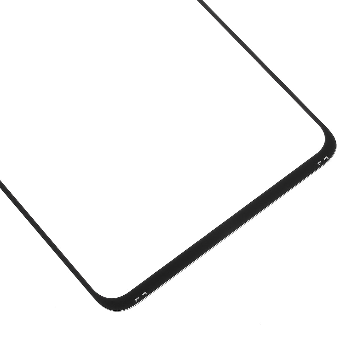 Outer Front Screen Glass Lens Replace Part (without Logo) For Samsung Galaxy A51 SM-A515 - Black