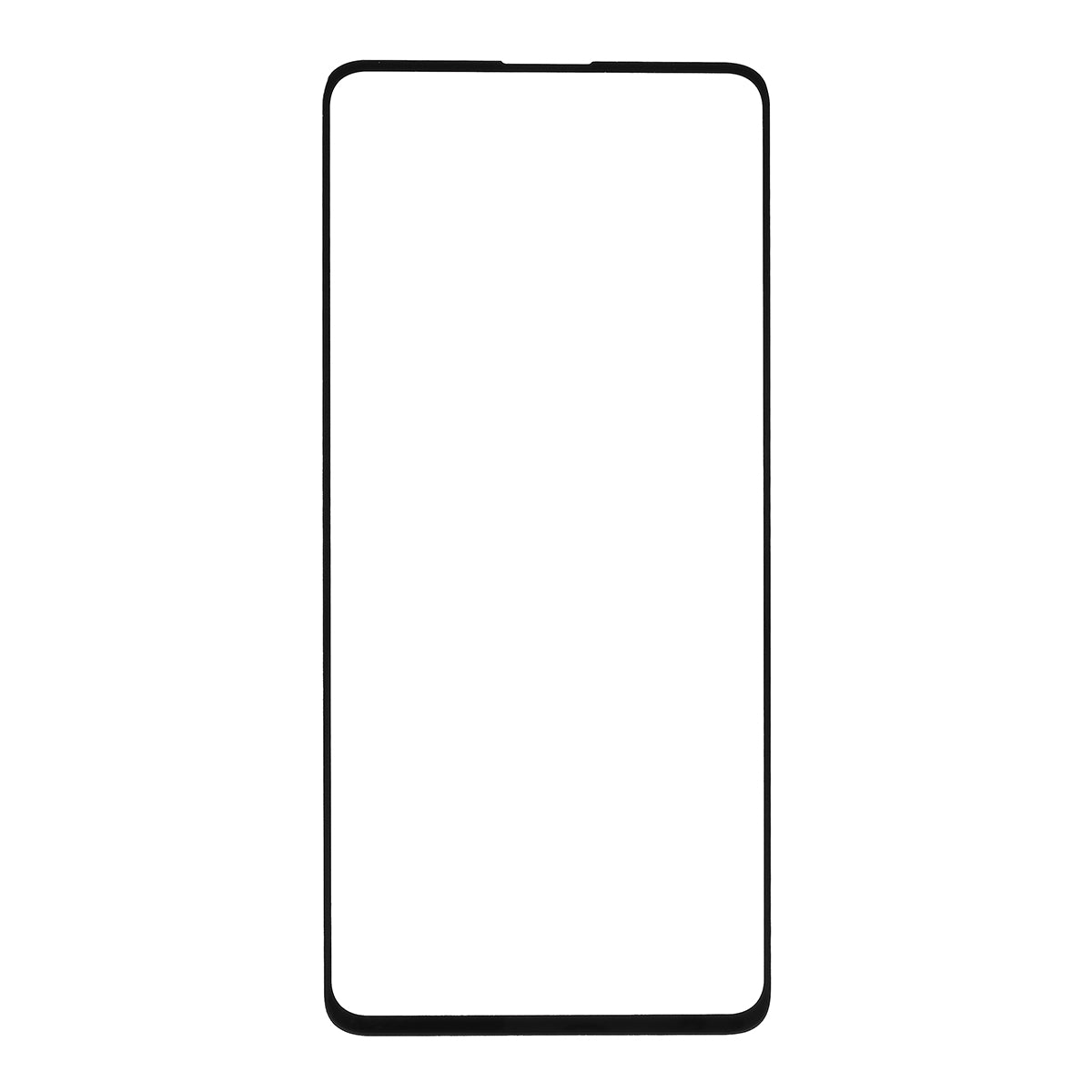 Outer Front Screen Glass Lens Replace Part (without Logo) For Samsung Galaxy A51 SM-A515 - Black