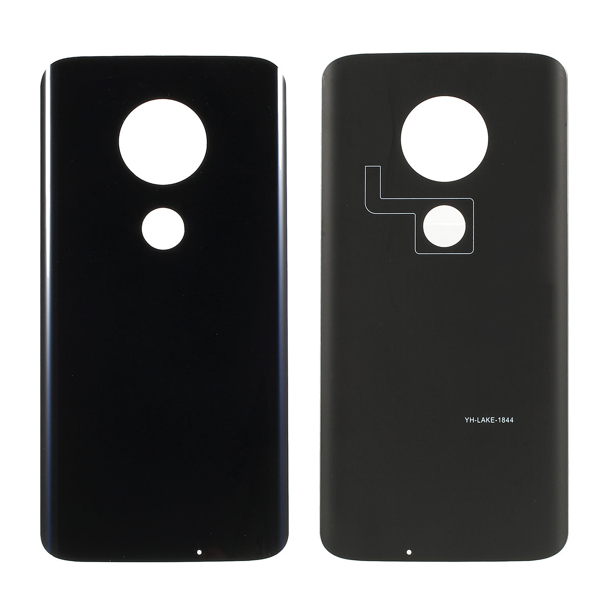 For Motorola Moto G7 Plus Battery Housing Door Cover Part (without Logo) - Black