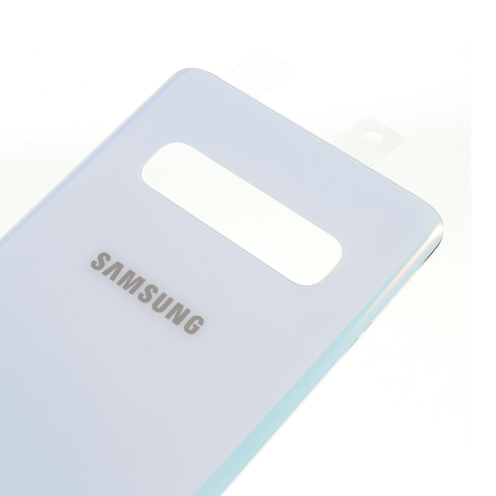 For Samsung Galaxy S10 G973 Battery Housing with Adhesive Sticker Phone Back Cover - Baby Blue