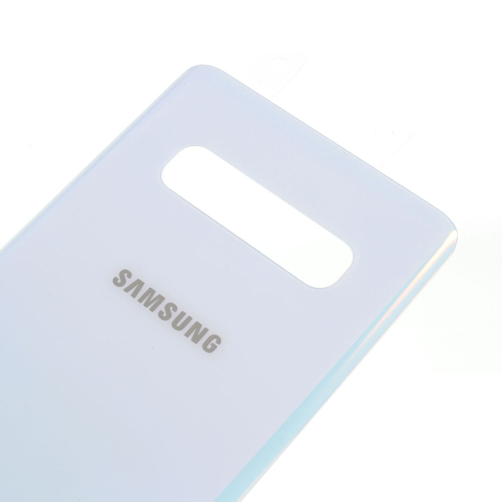 For Samsung Galaxy S10 Plus G975 Battery Housing with Adhesive Sticker Phone Back Cover - Baby Blue