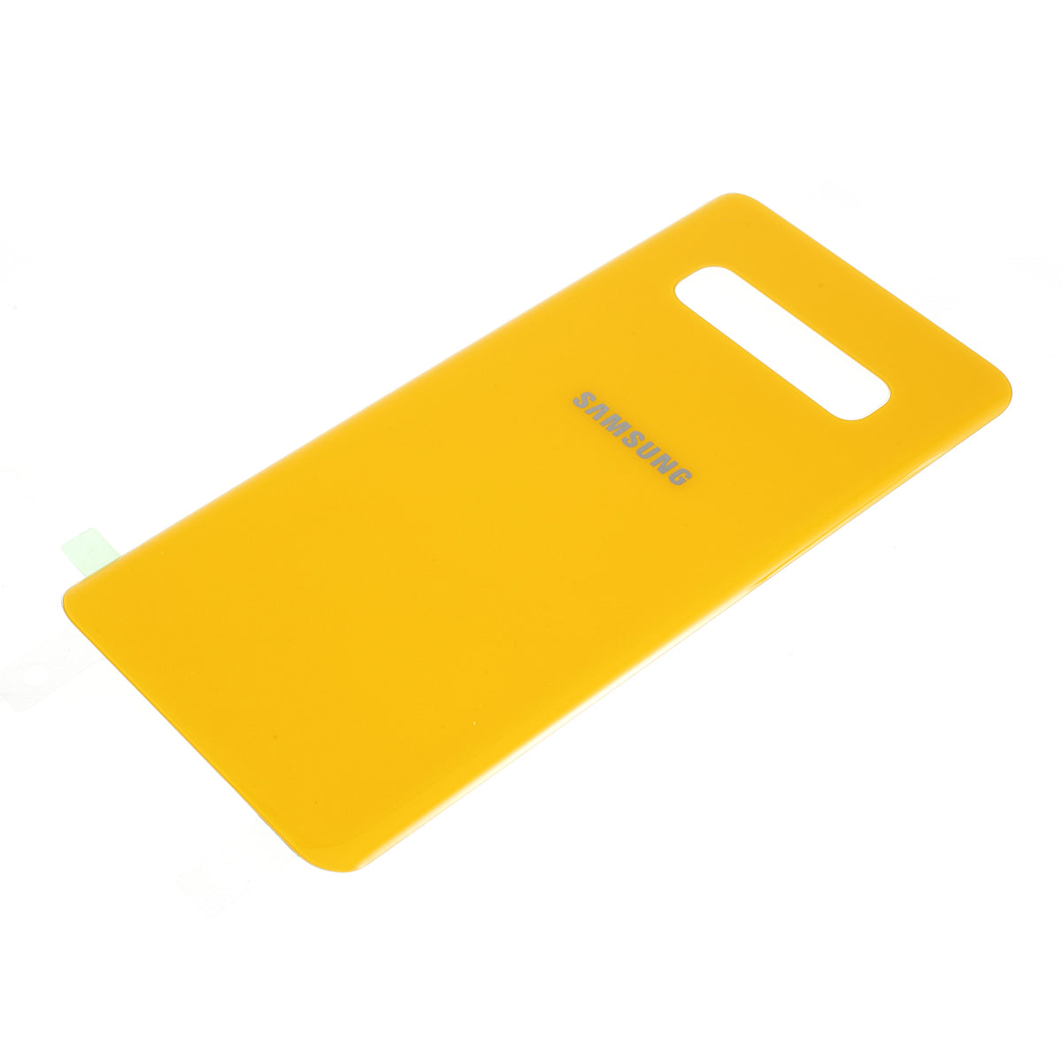 Battery Door Cover Housing with Adhesive Sticker for Samsung Galaxy S10 Plus G975 - Yellow