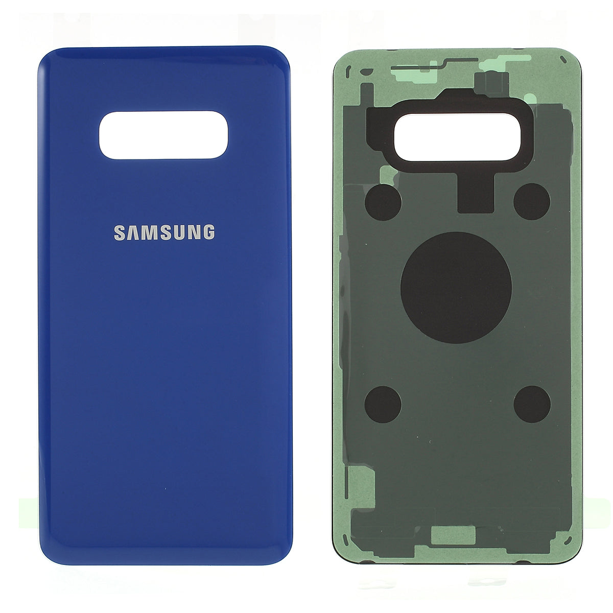 Battery Door Cover Housing with Adhesive Sticker for Samsung Galaxy S10 Plus G975 - Dark Blue