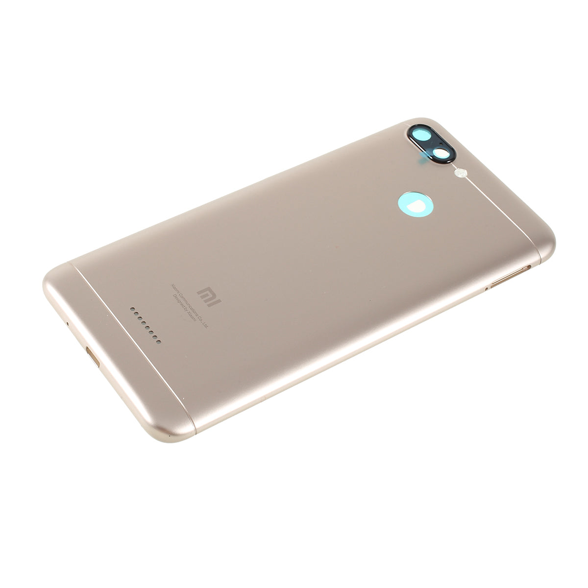 OEM Battery Housing Door Cover Part (Single Card Slot) for Xiaomi Redmi 6 - Gold