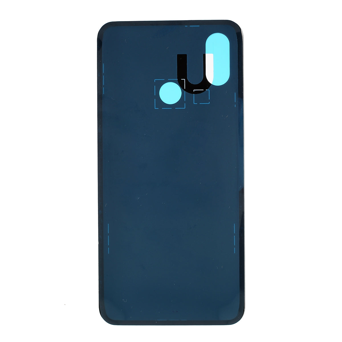 Battery Housing Door Cover Spare Part for Xiaomi Mi 8 (6.21-inch) - Black