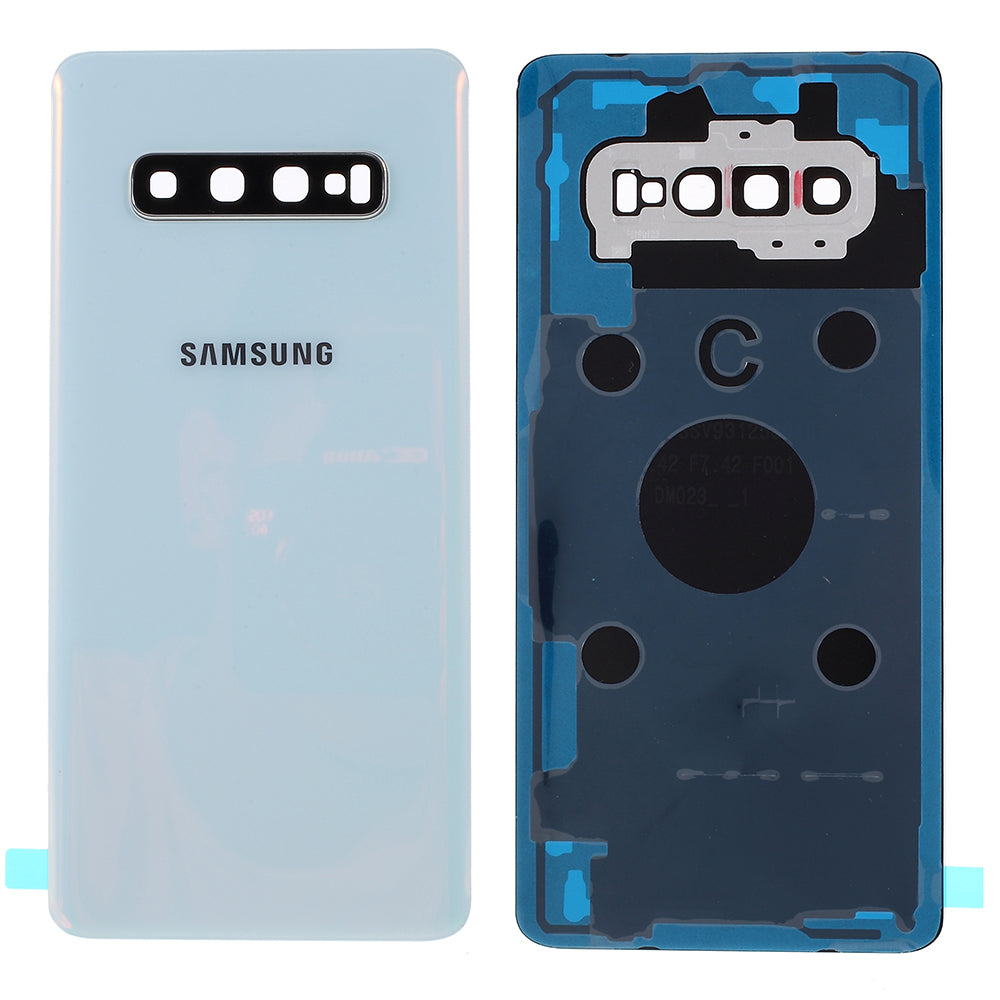 For Samsung Galaxy S10 Plus G975 Battery Housing Cover Repair Part - White