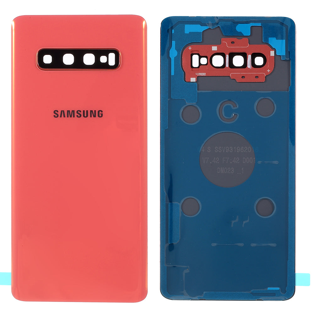 For Samsung Galaxy S10 Plus G975 Battery Housing Cover Repair Part - Red