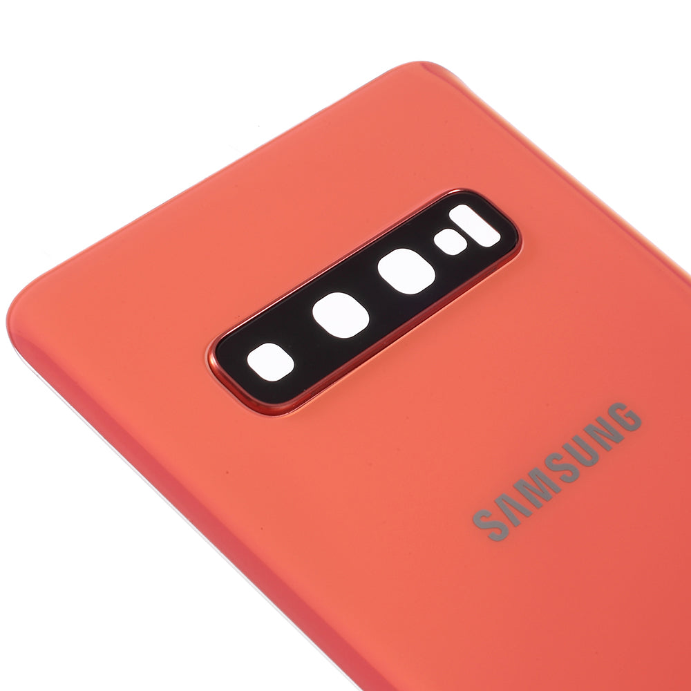 For Samsung Galaxy S10 Plus G975 Battery Housing Cover Repair Part - Red