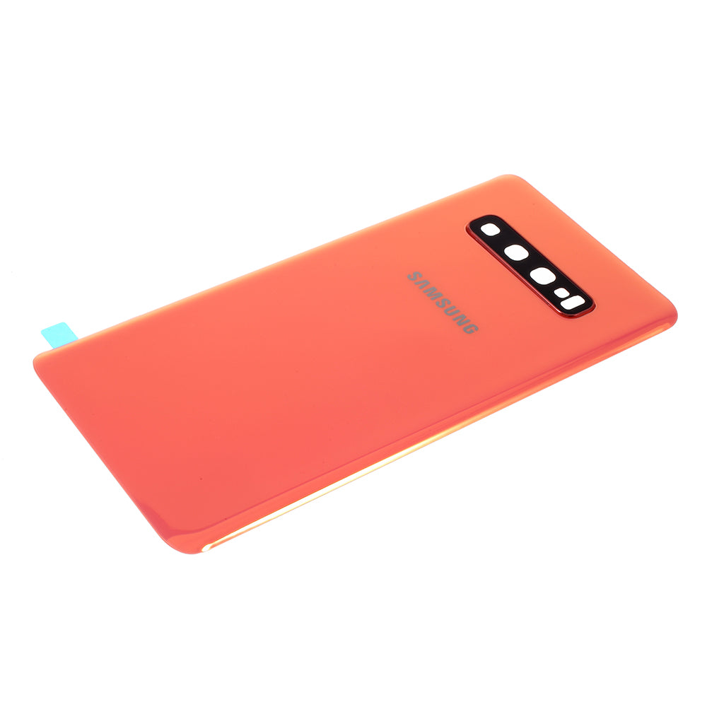 For Samsung Galaxy S10 Plus G975 Battery Housing Cover Repair Part - Red