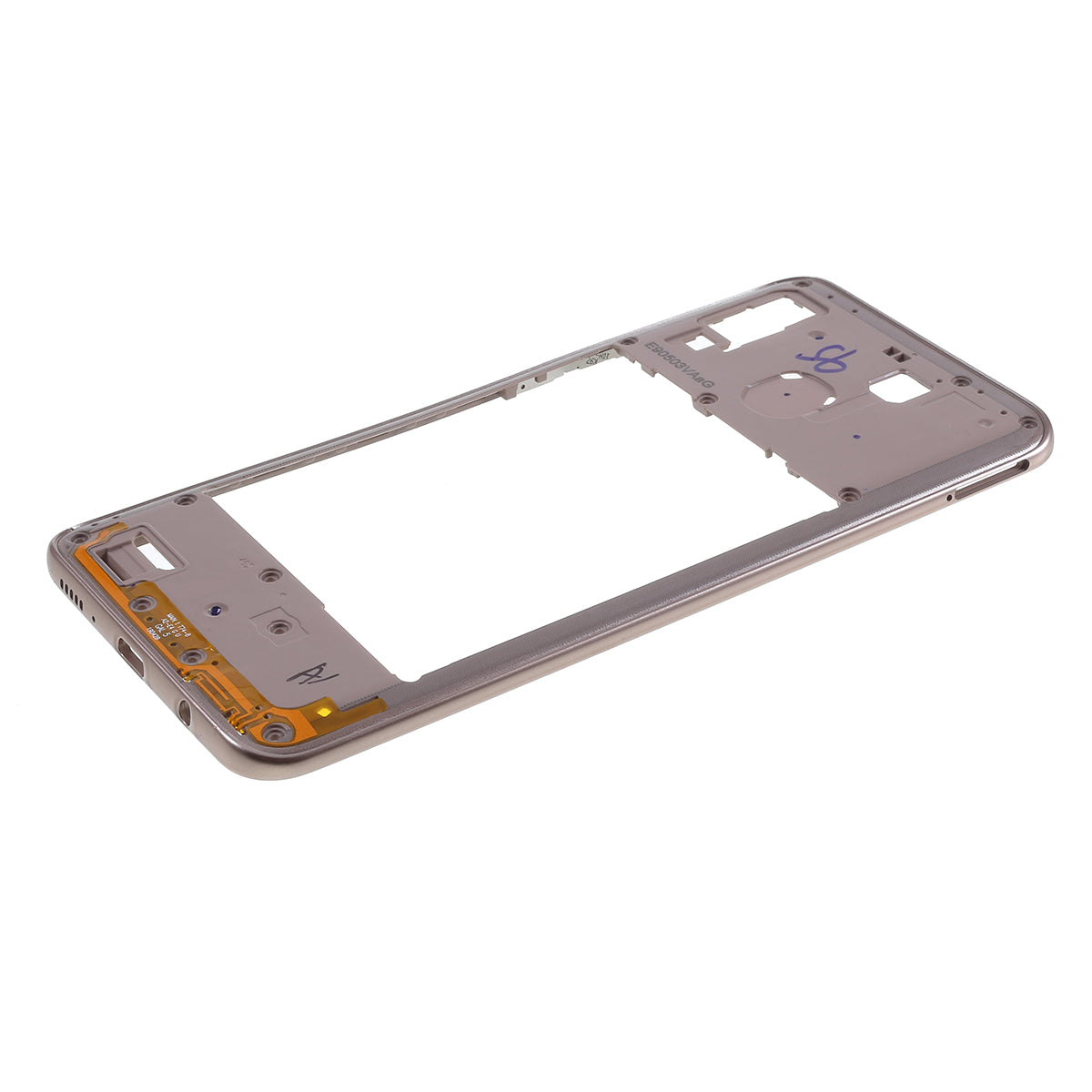 OEM Middle Plate Frame Repair Part (Plastic) for Samsung Galaxy A20 SM-A205F - Gold