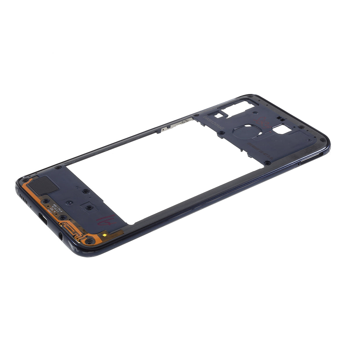 OEM Middle Plate Frame Repair Part (Plastic) for Samsung Galaxy A20 SM-A205F - Blue